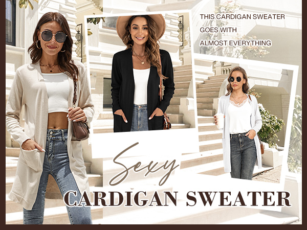 Midi-Length Classic Cardigan Soft Outwear