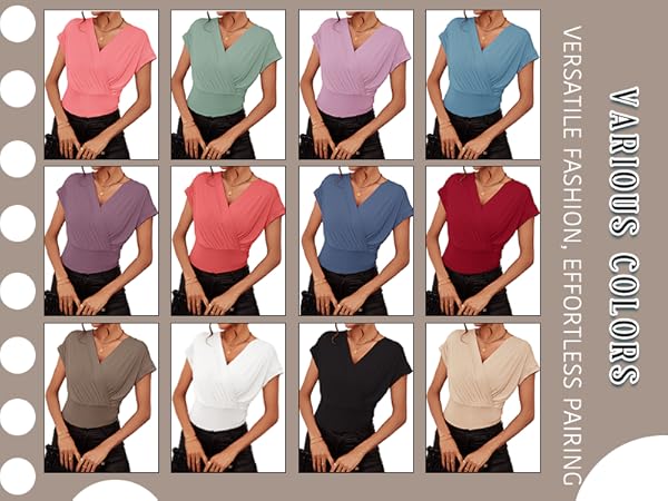 short sleeve tops for women