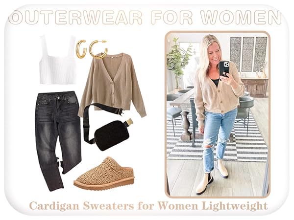 button down knit cardigans for women