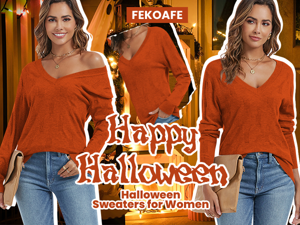 Halloween Sweaters For Women