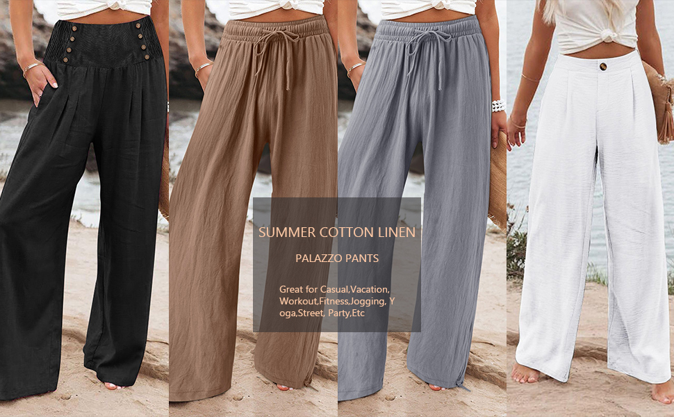 linen pants women