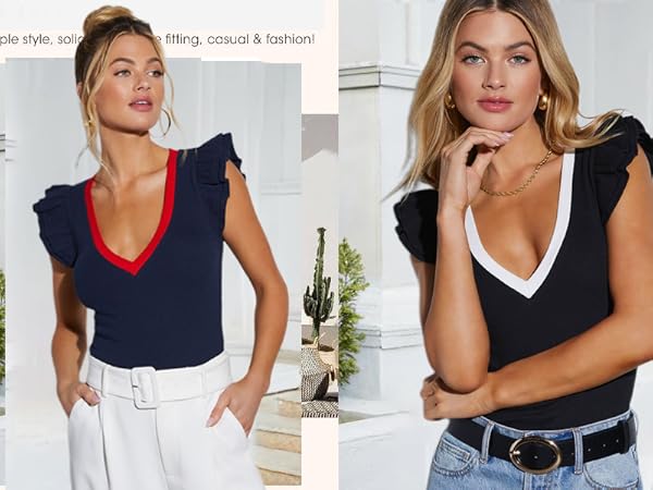 sleeveless blouses ruffle sleeve tops womens spring fashion 2024 work shirt summer tee vacation