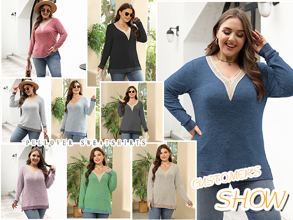 Women Plus Size Sweatshirts