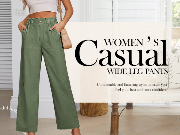 Women''s Wide Leg Pants