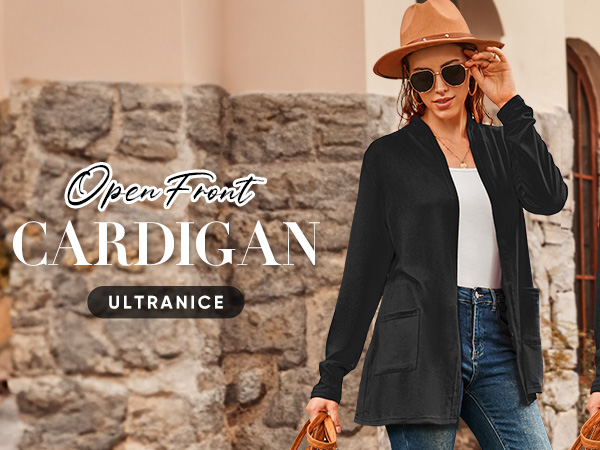 black cardigan for women