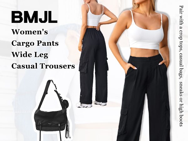 cargo pants women high waist