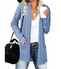 Women''s Long Sleeve Open Front Cardigan