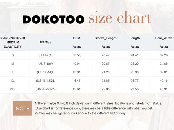 Dokotoo Sweaters for Women