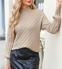 womens cable knit sweaters