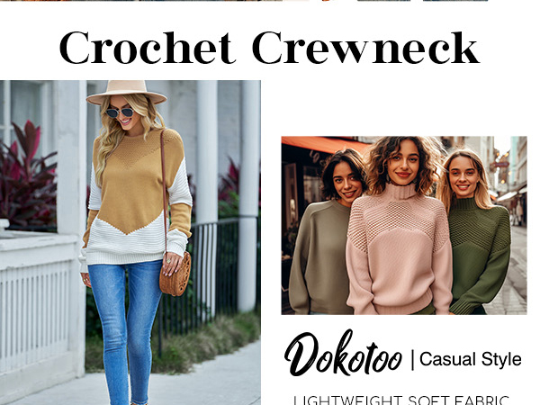 Dokotoo Pullover Sweaters