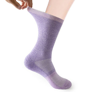 extra wide crew diabetic socks 