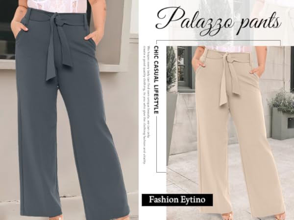 plus size pants for women wide leg casual work pants for women