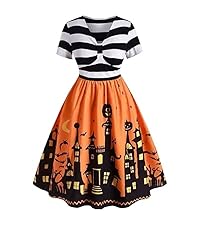 Plus Size Halloween Dress Pumpkin Costume