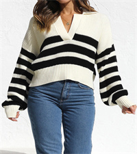 Striped Pullover Sweaters