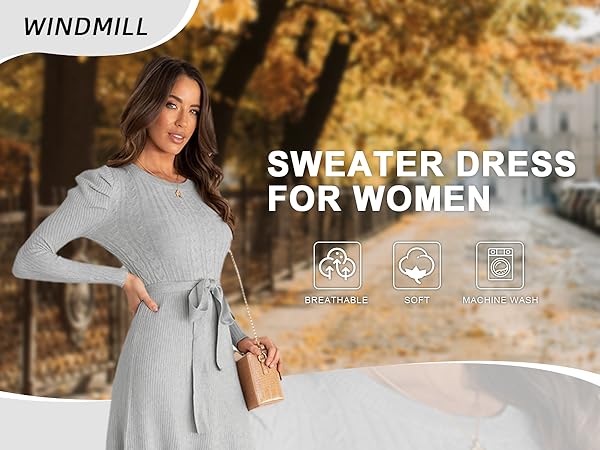 WOMEN SWEATER DRESS