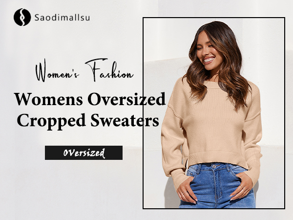 crop top sweaters for women