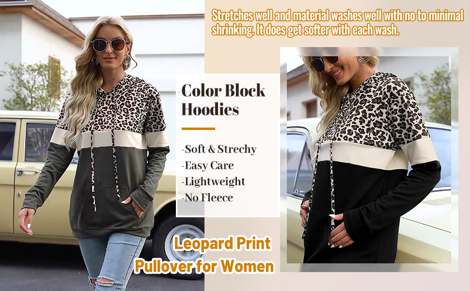 leopard hoodie for women