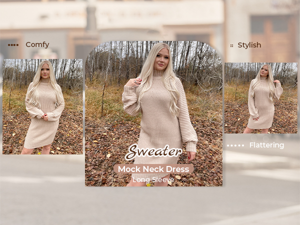 sweater dress for women