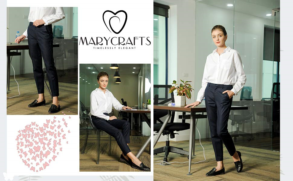 Marycrafts women''s ankle dress pants