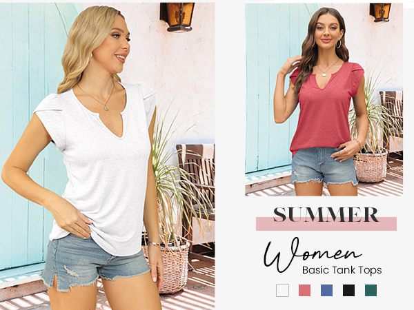 Basic Short Sleeve Tops