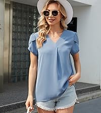 blue blouse for women