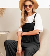 Women Wide Leg Overalls