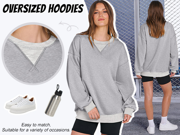 ANRABESS Oversized Sweatshirt Hoodie for Women