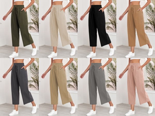 wide leg capris for women