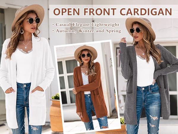 womens long cardigan