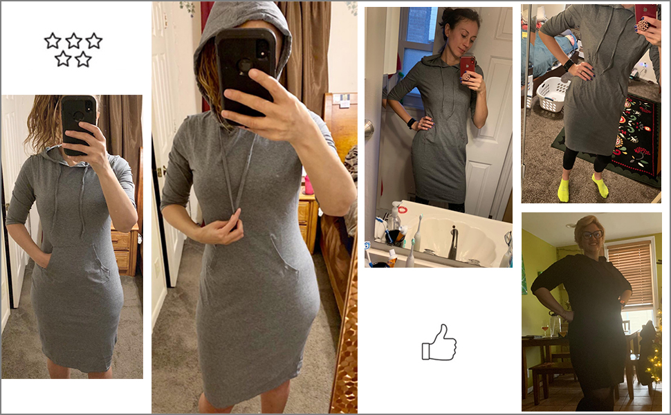 hoodie dress