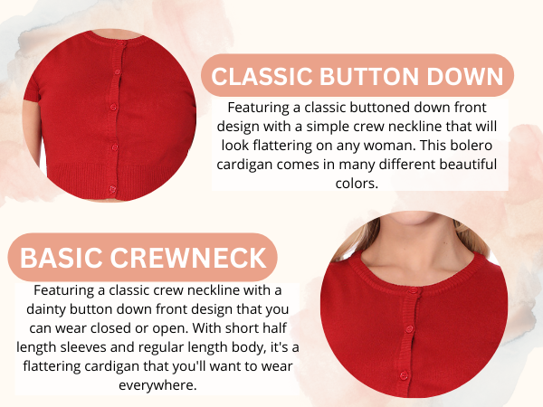 classic button down basic crewneck