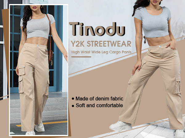 Womens Streetwear Cargo Pants