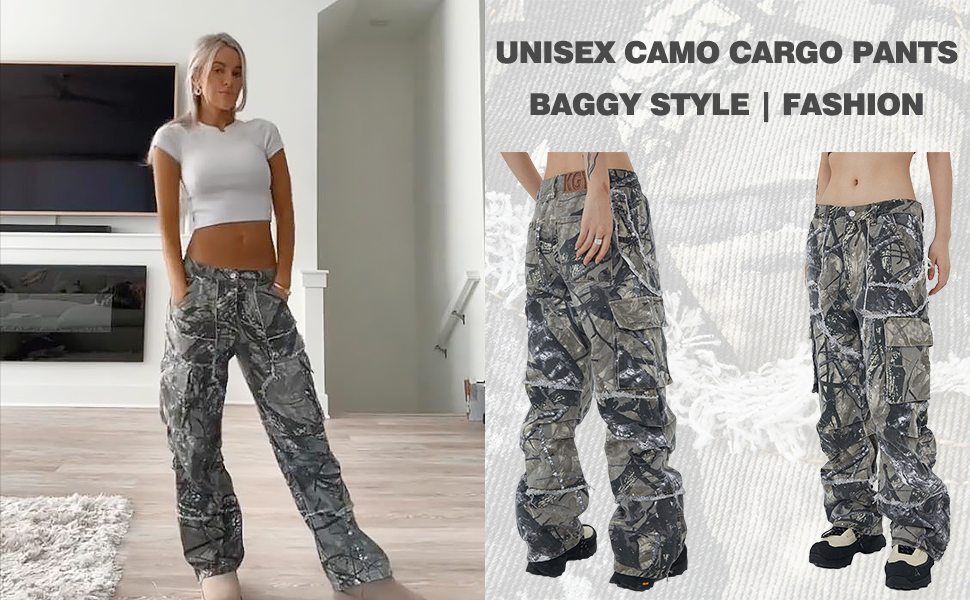 camo cargo pants