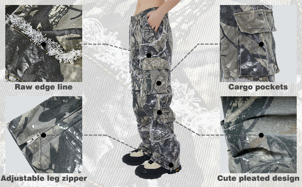 camo cargo pants