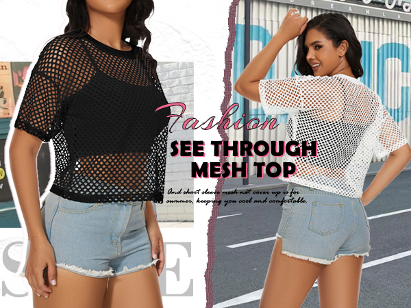 Mesh-Fishnet-Top