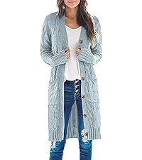 Women''s Long Sleeve Open Front Cardigan