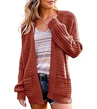 Women&amp;amp;#39;s Long Sleeve Open Front Cardigan