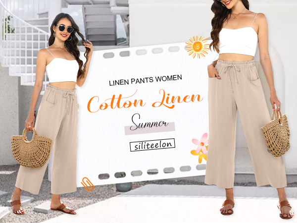 linen pants for women