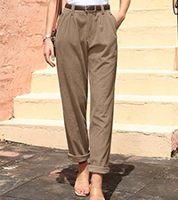 women linen pants