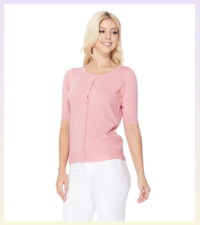 mk3467 short sleeve cardigan