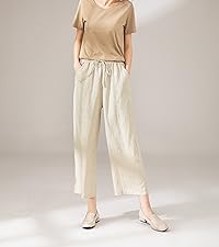 Linen Cropped Pants