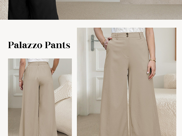 wide leg pants woman