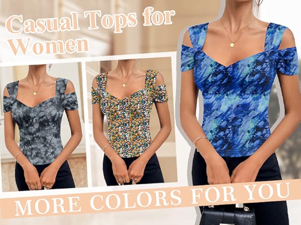 cold shoulder blouse for women