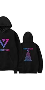 Kpop Seventeen Album Music Concert Hoodie