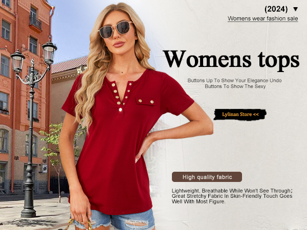 womens summer tops