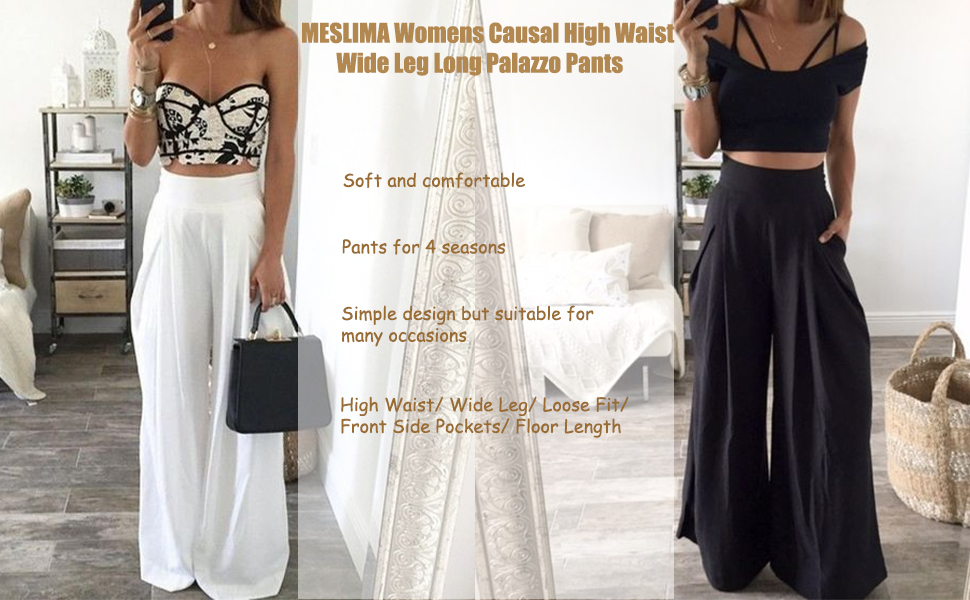 wide leg pants for women