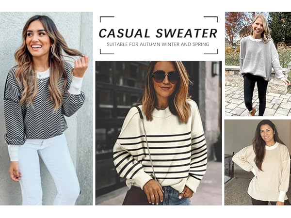 casual sweater for women fall