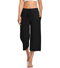 Wide Leg Capri Pants