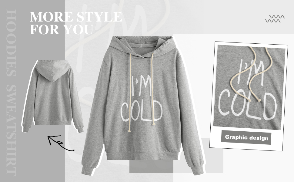 Drawstring Sweatshirt Hoodies