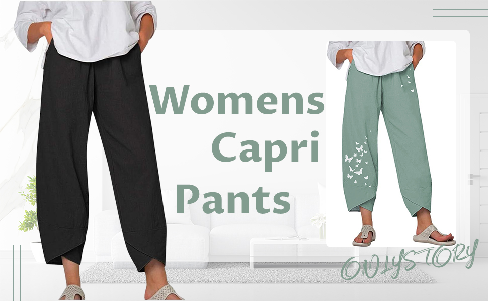 Womens capri pants